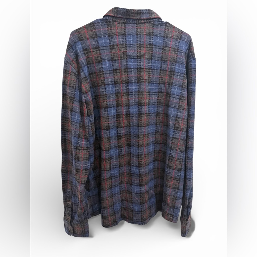 Johnnie-O Men's Demarco Stretch Flannel Lodge Shirt - Picture 4 of 6